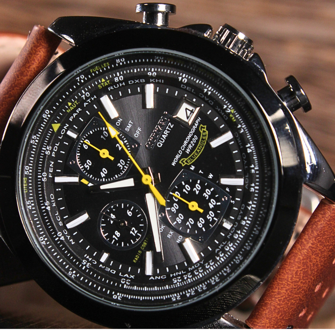Citizen Cuero Elegante (Marrón)