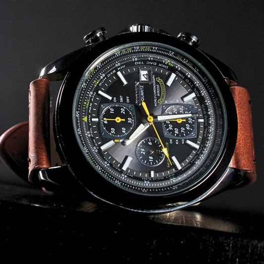 Citizen Cuero Elegante (Marrón)